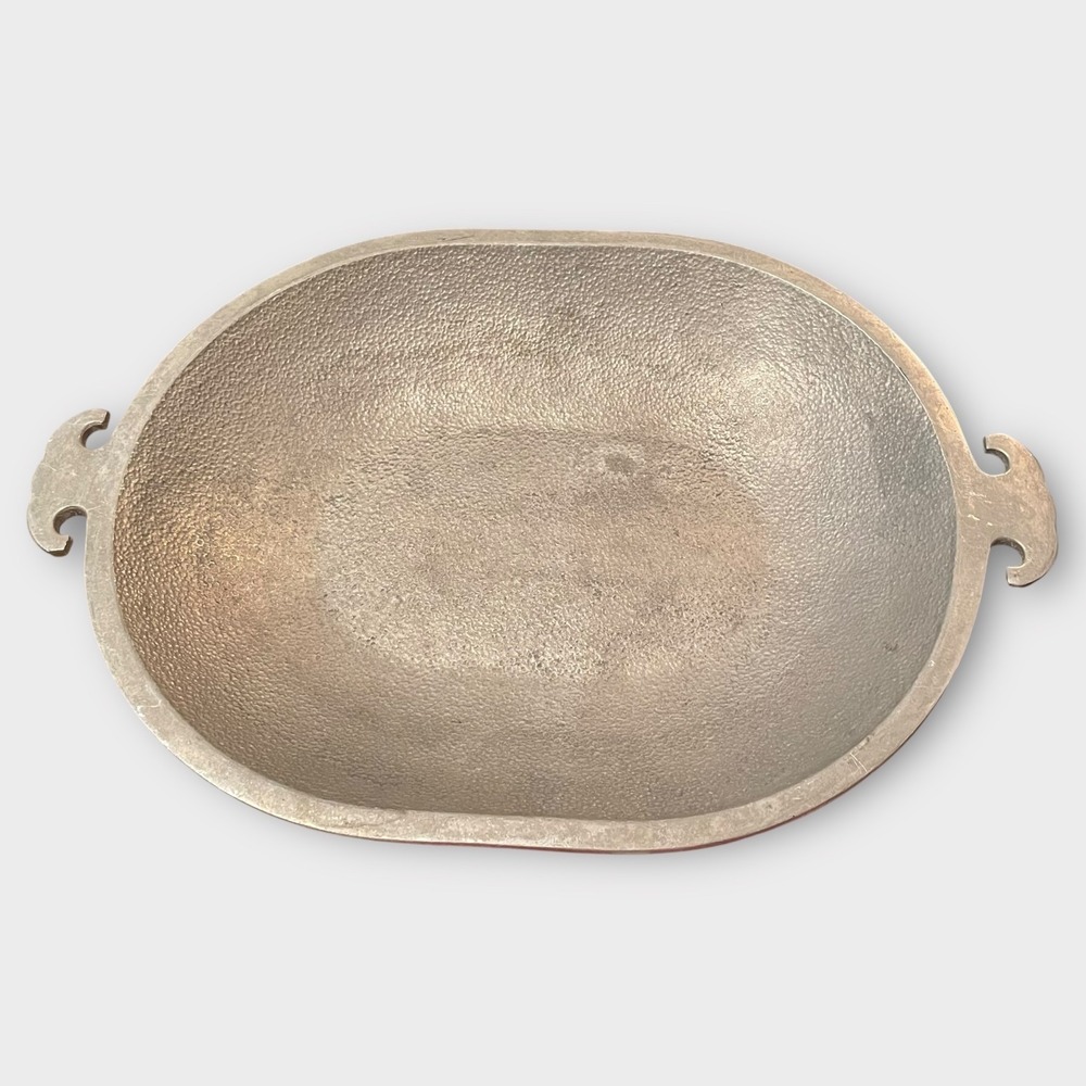 Guardian Service Vintage Hammered Aluminum‎ Oval Serving Bowl Dish Plate Tray